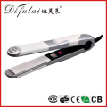 Popular Hair Straightener Shiny Silver Hair Flat Iron Ceramic Straightening Tools